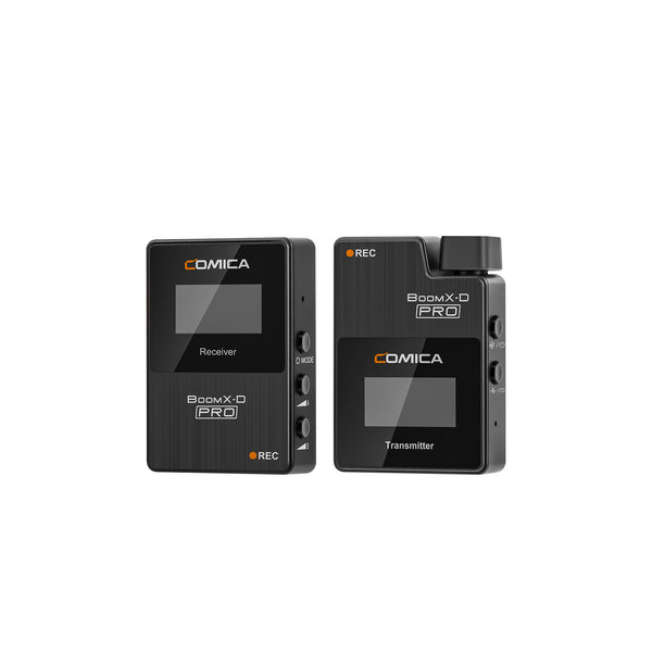 Micrófono Inalámbrico COMICA de Grabación Integrada de Doble Canal con Tecnología 2.4G